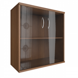 Шкаф низкий широкий Рива А.СТ-3.2 Орех Гварнери / Riva