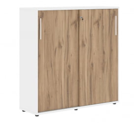 Шкаф с дверьми-купе ЕДИС ЕМC 1343 Дуб Денвер светлый Белый Белый / EDIS EMC