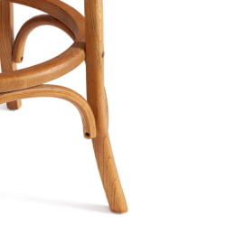 Стол деревянный THONET (mod.T9152) дерево вяз, 80х75 см, Груша (№3)