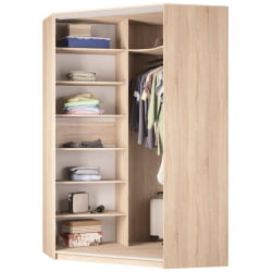 Шкаф-купе YA-230х1400-718-1(ДСС-Белый-D3D3)