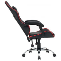 Кресло компьютерное CROMEX (КРОМЕКС) Joker GM-125 экокожа черное/красное