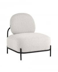 Кресло Стоун 1 ткань букле Молочный
