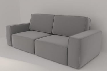 Диван прямой Сунндал (Берхоусе) Цвет фасада: Левис 08 велюр; Тип: Прямой; Материал фасада: Металл/Велюр / (Berhouse)