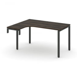 Стол-надставка на опорную тумбу (левый) CONCEPT CN.OSAN-001(L) Дуб Мали Антрацит