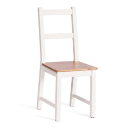 Обеденный комплект Соната (стол + 4 стула) / Sonata dining set массив сосны, стол: 120х75х73см стул :41х50х95см, антик/белый