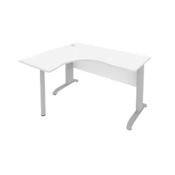 Стол криволинейный левый Riva ПЛ.СА-3 Л Белый