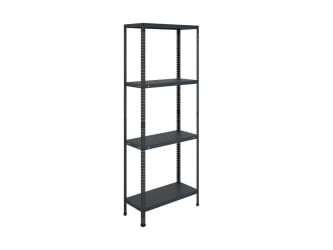 Металлический стеллаж МС 185КД/70кс30/4 Блаcк / MS 185KD/70x30/4 Black