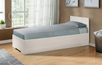 Односпальная кровать на уголках №4 800*1900 Дуб молочный