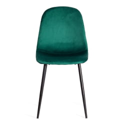 Кухонный стул BREEZE (mod. 4724) вельвет/металл, 44 х 53 х 87 см, Light dark green (изумрудный) HLR56 / черный