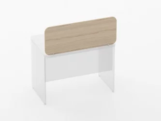 Экран разделительный прямой Glassy 5.14.10 Бук светлый