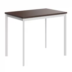 Стол прямой IMAGO-S СП-1.1S венге магия белый полуматовый