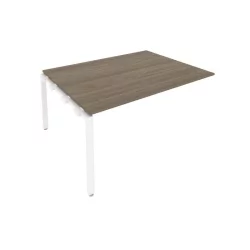 Проходной наборный элемент переговорного стола Метал Сйстем Б.ППРГ-4 Вяз/Белый / Metal System