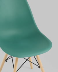 Стул Eames DSW 4 шт. Серо-зеленый