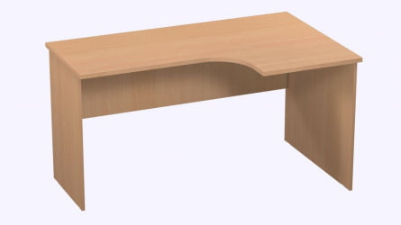 Стол компьютерный угловой Р.РС-14 (правый) Крафт белый