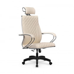 Кресло руководителя Metta L 2c 44C/K116 Infinity Easy Clean (MPES) Комплект 8 Молочное