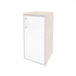 Шкаф низкий узкий правый ONIX O.SU-3.2R(R) white Денвер Светлый