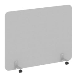 Перегородка на металлических опорах, на роликах Р-лине ДП.Р-160-120 Серый / R-line DP.R-160-120