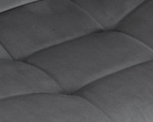 Стул барный DOBRIN TAILOR BLACK (серый велюр (MJ9-75)) 2 шт