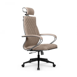 Кресло руководителя Metta L 2c 44C/K116 Infinity Easy Clean (MPES) Комплект 6 Темно-бежевое