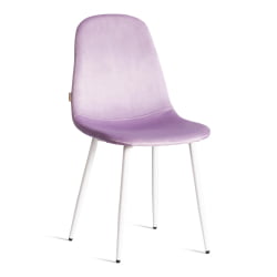 Кухонный стул BREEZE (mod. JSC-58) Велюр/металл , 44 х 53 х 86 см, Lavender (лавандовый) HLR26 / белый