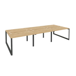 Рабочая станция на О-образном м/к ONIX O.MO-D.RS-6.2.7 Тиквуд Светлый/Антрацит