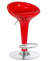 Стул барный ДОБРИН БОМБА (красный) 2 шт / DOBRIN BOMBA