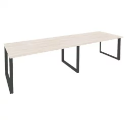 Стол переговорный (2 столешницы) ONIX O.MO-PRG-2.4 Денвер Светлый/Антрацит