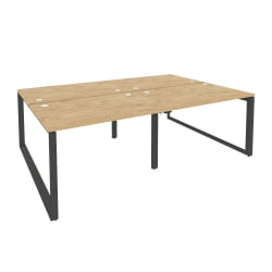 Рабочая станция на О-образном м/к ONIX O.MO-D.RS-4.2.8 Тиквуд Светлый/Антрацит