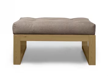 Пуфик Demoku СТ бежевый_холодный серый