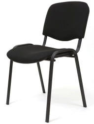 Офисный стул ИЗО черн/тк.черная B-14