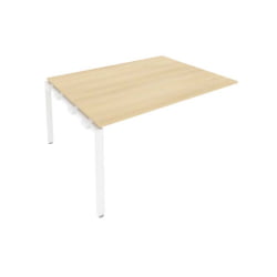 Проходной наборный элемент переговорного стола Metal System Б.ППРГ-4 Акация/Белый