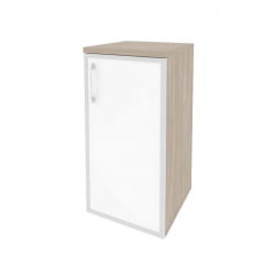 Шкаф низкий узкий правый ONIX O.SU-3.2R(R) white Дуб Аттик