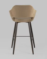 Стул барный Саймон Б велюр Капучино