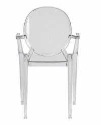 Стул обеденный DOBRIN LOUIS GHOST Прозрачный