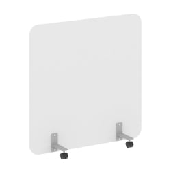 Перегородка на металлических опорах, на роликах R-line DP.R-120-120 Белый