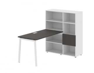 Рабочая станция EDIS ELRST 1113 Мокко Белый Белый