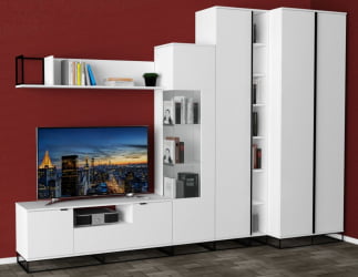 Полка City средняя белый