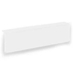 Накладка с подсветкой прямая высокая на 2 модуля О.R-F.MP.V-158 ONIX О.R-NP.V-158.2.S Белый Бриллиант