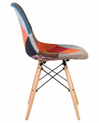 Стул обеденный DOBRIN DSW (ножки светлый бук, цвет мозаика) 4 шт