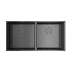 Мойка Omoikiri Taki 86-2-Gm Нерж.Сталь/Вороненая Сталь