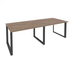 Стол переговорный (2 столешницы) ONIX O.MO-PRG-2.2 Дуб Аризона/Антрацит