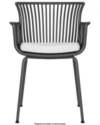 Стул обеденный DOBRIN ROSS (темно-серый (GR-04) без подушки) 4 шт