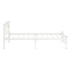 Односпальная кровать MALVA (mod. 9303) металл, 90*200 см (Single bed), White (белый)