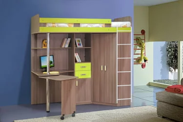 Уголок школьника №8 Ясень шимо темный/Лайм