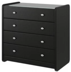 Комод с 4-мя ящиками №1 Черный