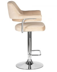 Стул барный DOBRIN CHARLY (бежевый велюр (MJ9-10)) 2 шт