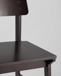 Стул ОДЕН ВООД кс2 из массива гевеи Эпрессо / ODEN WOOD x2