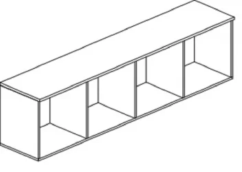 Тумба стационарная YALTA LT-TS 4 Снежная Патина