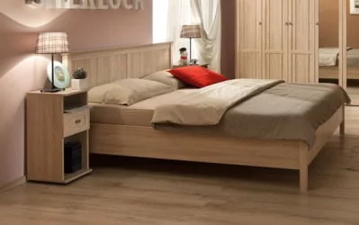 Кровать двуспальная Sherlock 41 Дуб Сонома (спальня)
