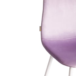 Кухонный стул BREEZE (mod. JSC-58) Велюр/металл , 44 х 53 х 86 см, Lavender (лавандовый) HLR26 / белый